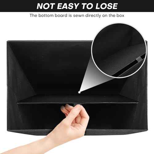 Large 42 Quarts Fabric Storage Bins with Lids [2