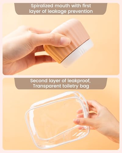 Travel Containers for Toiletries 4 Pack (4 Count)