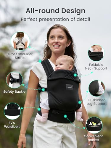 Baby Carrier Newborn to Toddler with Head Support