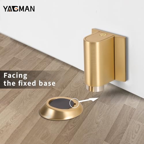 2 Pack Magnetic Door Stopper Floor Mount (2 Count)