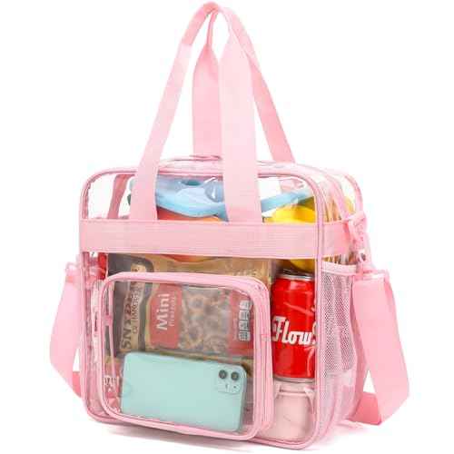 Clear Bag for Stadium Events With Shoulder Strap for Women