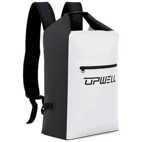 20L Waterproof Dry Bag Boating Backpack for Travel Hiking Camping Kayaking Hiking Swimming Floating Submersible Dry Bag bright white