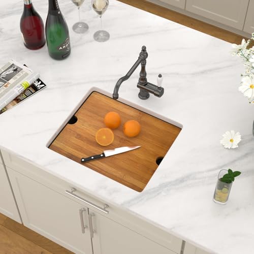 21 In. Black Granite Composite Kitchen Sink
