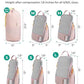 6 Set Compression Packing Cubes for Travel (6 Count)