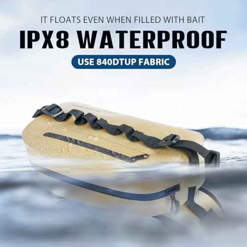 IPX8 Waterproof Fishing Backpack with Rod Holder