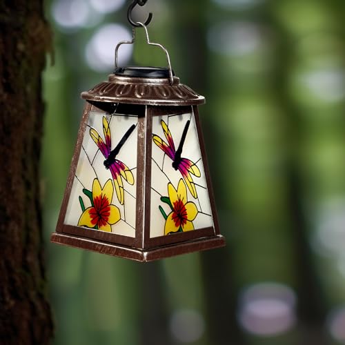 Dragonfly Solar Lantern with Shepherd Hook