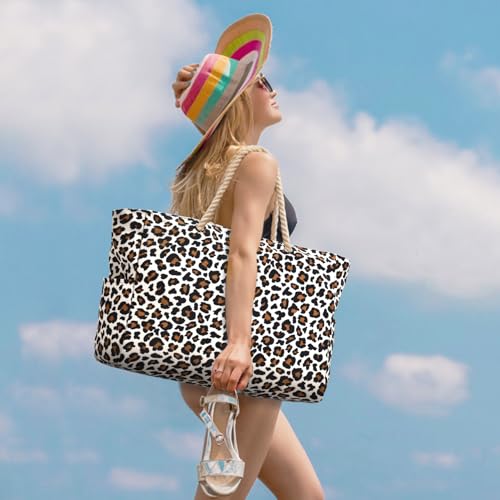 Beach Bag Large Beach Tote Bag for Women Waterproof Sandproof Swim Pool Bag With Zipper