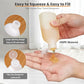 Travel Bottles for Toiletries 9PCS 3.4oz White Shampoo Bottles (9 Count)