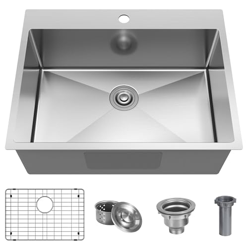 25x22 Inch Drop In Kitchen Sink