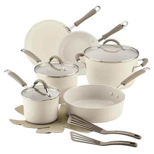 Cucina Ceramic Nonstick Cookware Pots and Pans Set