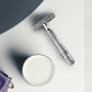 Classic 3 Piece Double Edge Safety Razor Wet Shaving for Men Women with Platinum Blade and Mirrored Travel Case BD176 (3 Count)