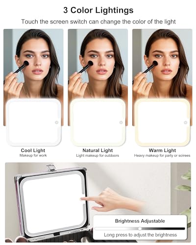 Makeup Bag with LED Mirror