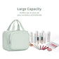 Striped Hanging Toiletry Bag for Women Travel Makeup Bag Organizer Toiletries Bag for Travel Size Essentials Accessories Cosmetics