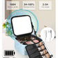 Travel Makeup Bag with LED Mirror for Women Girls