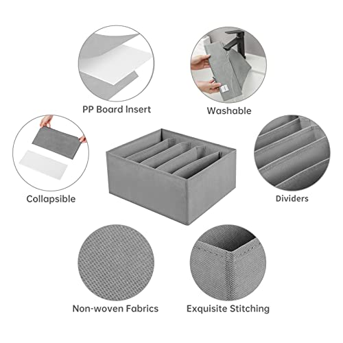 Jeans Drawer Organizers for Clothing (4 Count)