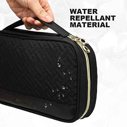 Travel Jewelry Case Organizer for Necklace & Earrings