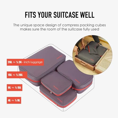 15L Compression Packing Cube Large Travel Organizer