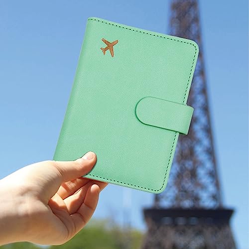 Premium Leather Passport Holder Covers Case