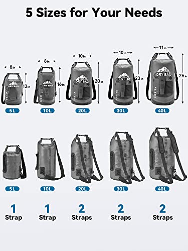 Dry Bag Waterproof Backpack with Phone Case