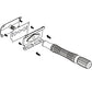 Classic 3 Piece Double Edge Safety Razor Wet Shaving for Men Women with Platinum Blade and Mirrored Travel Case BD176 (3 Count)