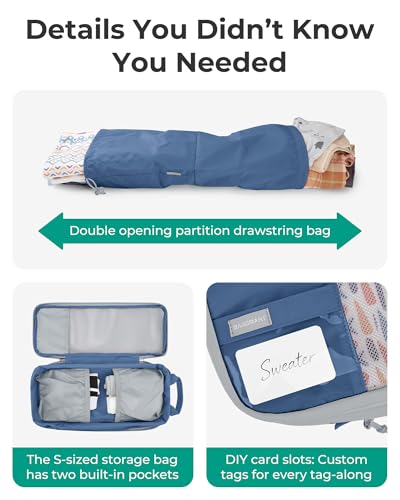 6 Set Compression Packing Cubes for Travel (6 Count)