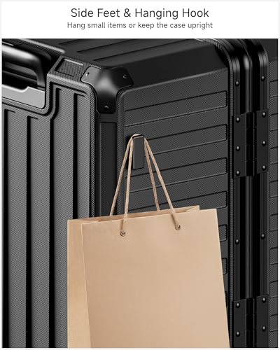 30 Inch Zipperless Large Checked Suitcase