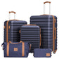 Luggage Set Hardside Suitcase (5 Count)