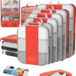 10 Set Compression Packing Cubes for Travel Essentials (10 Count)