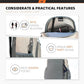Sling Bag RFID Crossbody Sling Backpack Cross Body Shoulder Bag Travel Hiking Daypack for Women Men
