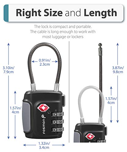 TSA Approved Luggage Locks