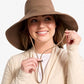 Women's Ultra Wide Cotton Linen Hat UPF 50+