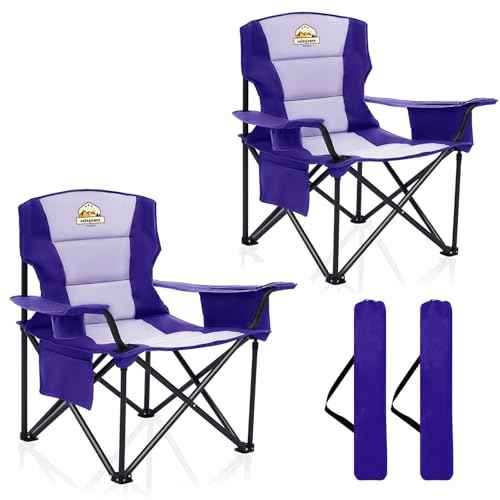 Oversized Heavy Duty Camping Chairs (2 Count)
