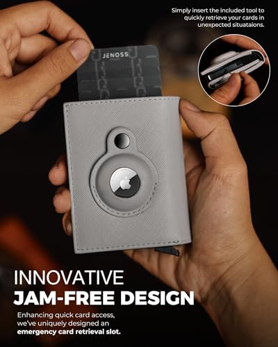 Jenoss Smart AirTag Wallet for Men & Women