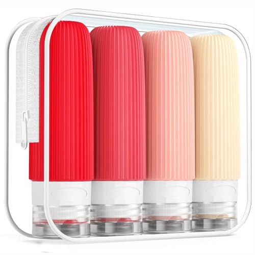 Travel Bottles for Toiletries (4 Count)