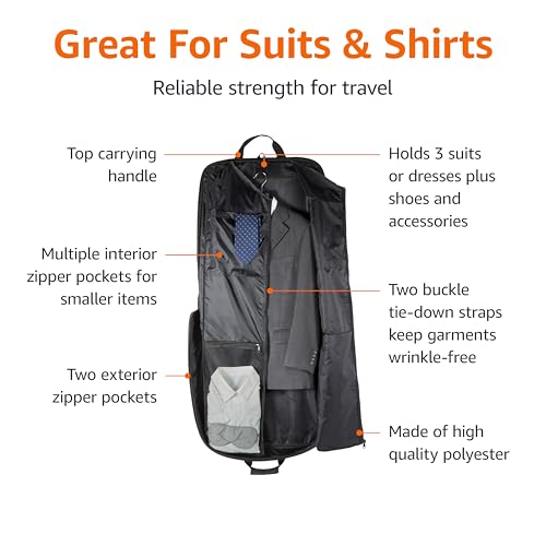 46" Premium Garment Bag for Travel