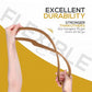 50 Pack New Premium Quality Velvet Hangers Ultra Thin Non Slip Adult Felt Space Saving Hangers for Closet Heavy Duty Coat Pants Jackets Dress Hangers 360° Swivel Hook Hold Upto 10 lbs Bronze (50 Count)