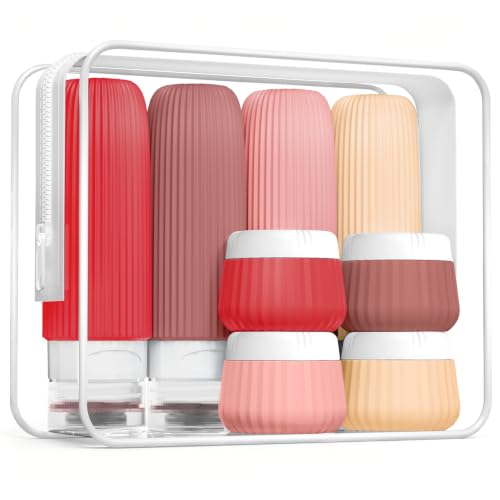 Travel Bottles for Toiletries 8 Pack (8 Count)