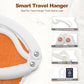 White Travel Hangers with Clips (10 Count)