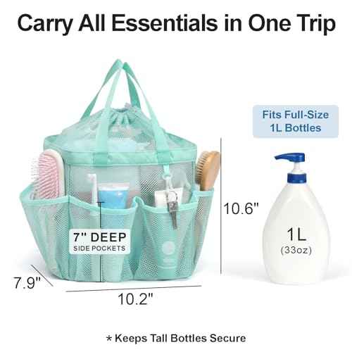 Mesh Shower Caddy Portable with Drawstring