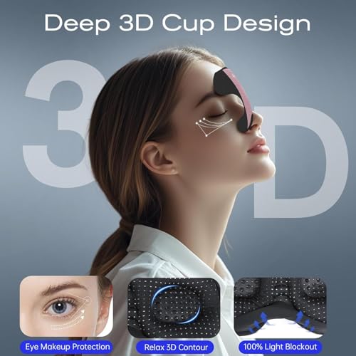 Sleep Mask with Bluetooth 5.4 Headphones