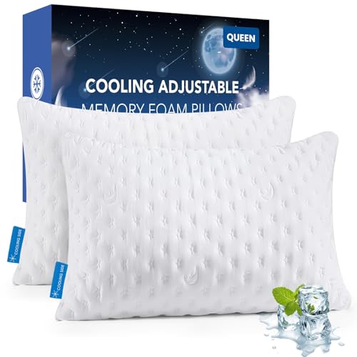 Cooling Side Sleeper Pillow for Neck and Shoulder Pain