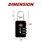 TSA Accepted Luggage Travel Lock (2 Count)