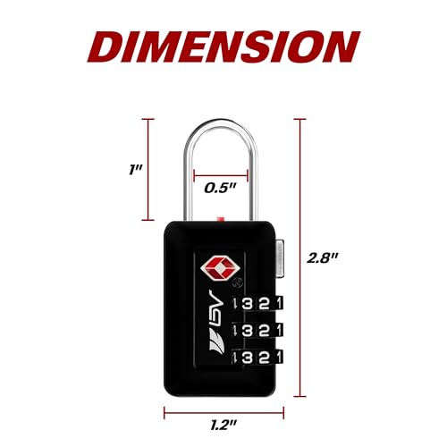 TSA Accepted Luggage Travel Lock (2 Count)