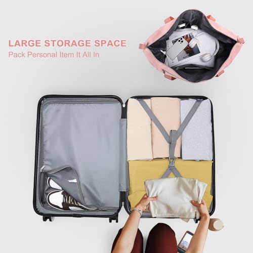 Carry On Luggage Airline Approved with Spinner Wheels TSA Lock (2 Count)