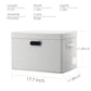 Large Collapsible Storage Containers with Lids [5 (5 Count)