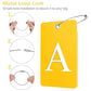 2 Pack Initial Luggage Tags for Suitcases Airplane Travel Essentials (2 Count)