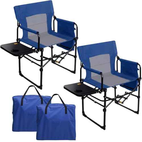 2 Pack Folding Director Chair for Outdoor (2 Count)