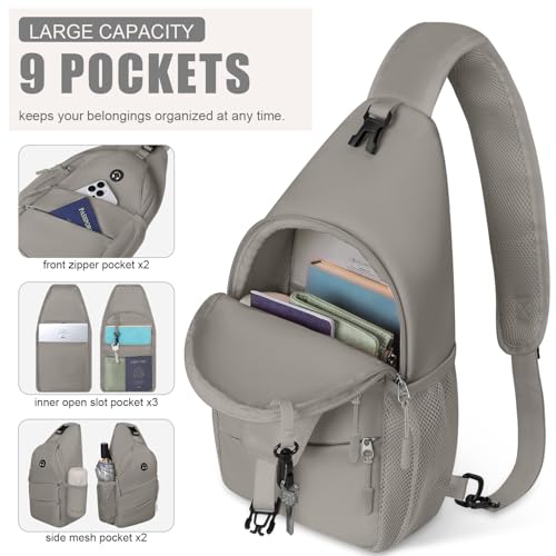 Crossbody Bags for Women Men Trendy Sling Bag Backpack Chest Bag