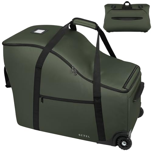 Infant Car Seat Travel Bag for Airplane Fit Doona Stroller and Base
