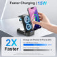 3 in 1 Wireless Charging Station for Apple